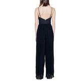 Guess Black Polyester Jumpsuit